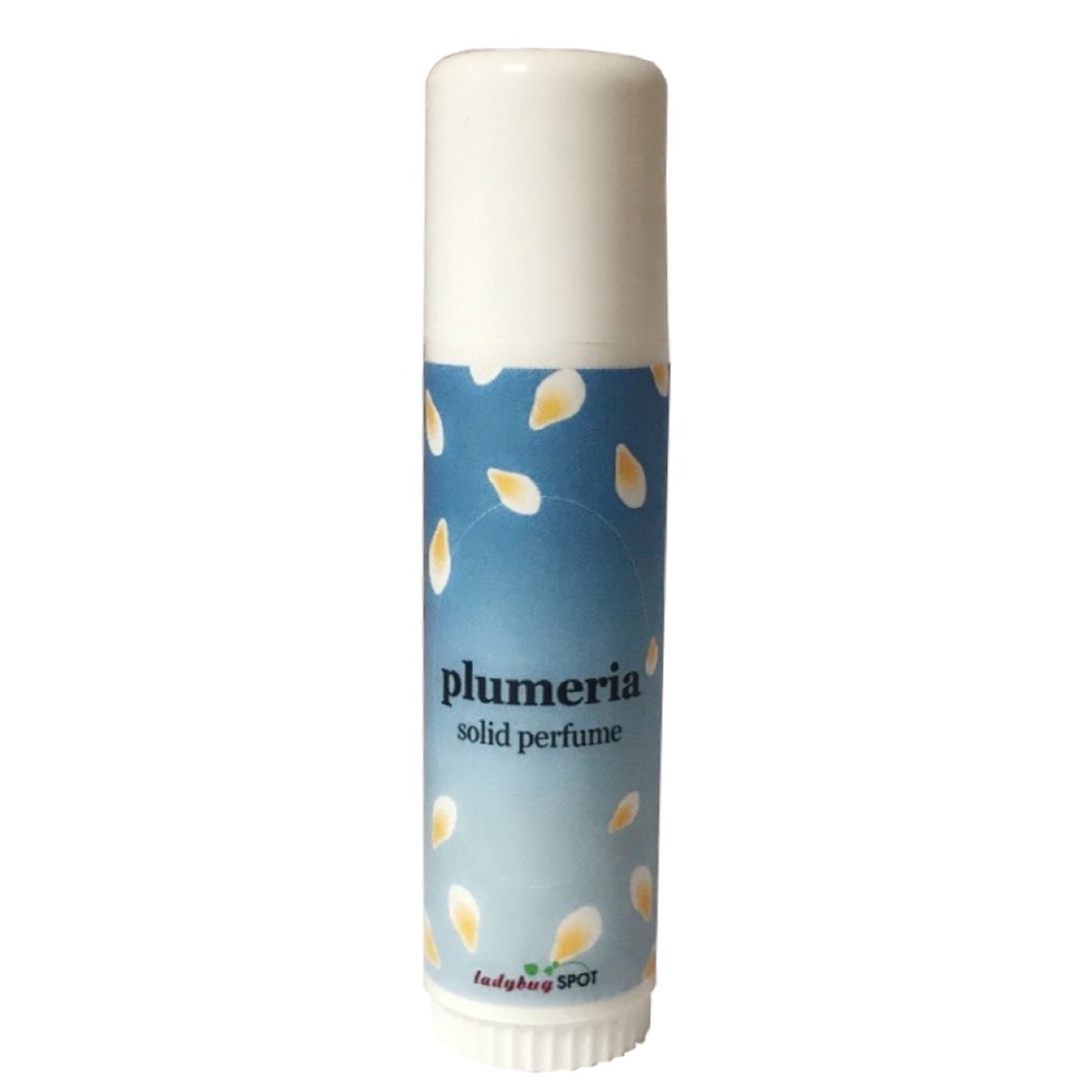 Natural Plumeria Solid Perfume Jumbo Tube 1/2 oz